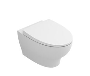 Sanitana (Portugal) Pop-Art Wall Mounted Rimless Toilet White