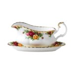Royal Albert Old Country Roses - Gravy Boat with Stand