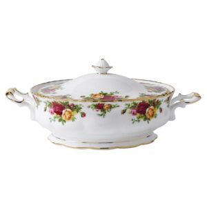 Royal Albert Old Country Roses - Covered Vegetable Dish
