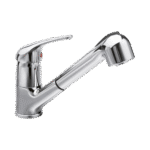 Quaranta (Italy) Superior SU028 One-Hole Sink Mixer with Twin Jet Shower Chrome